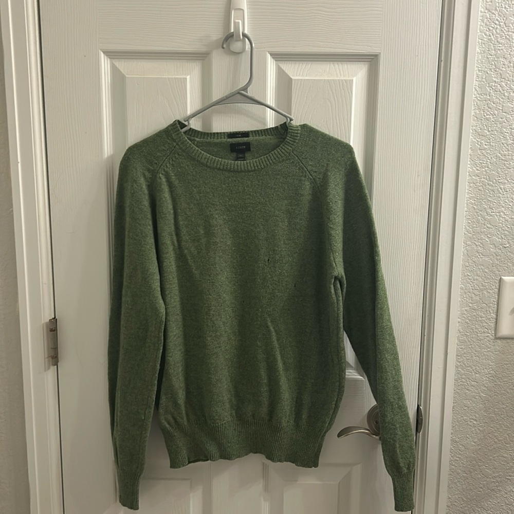 Jcrew slim fit lambs wool sweater